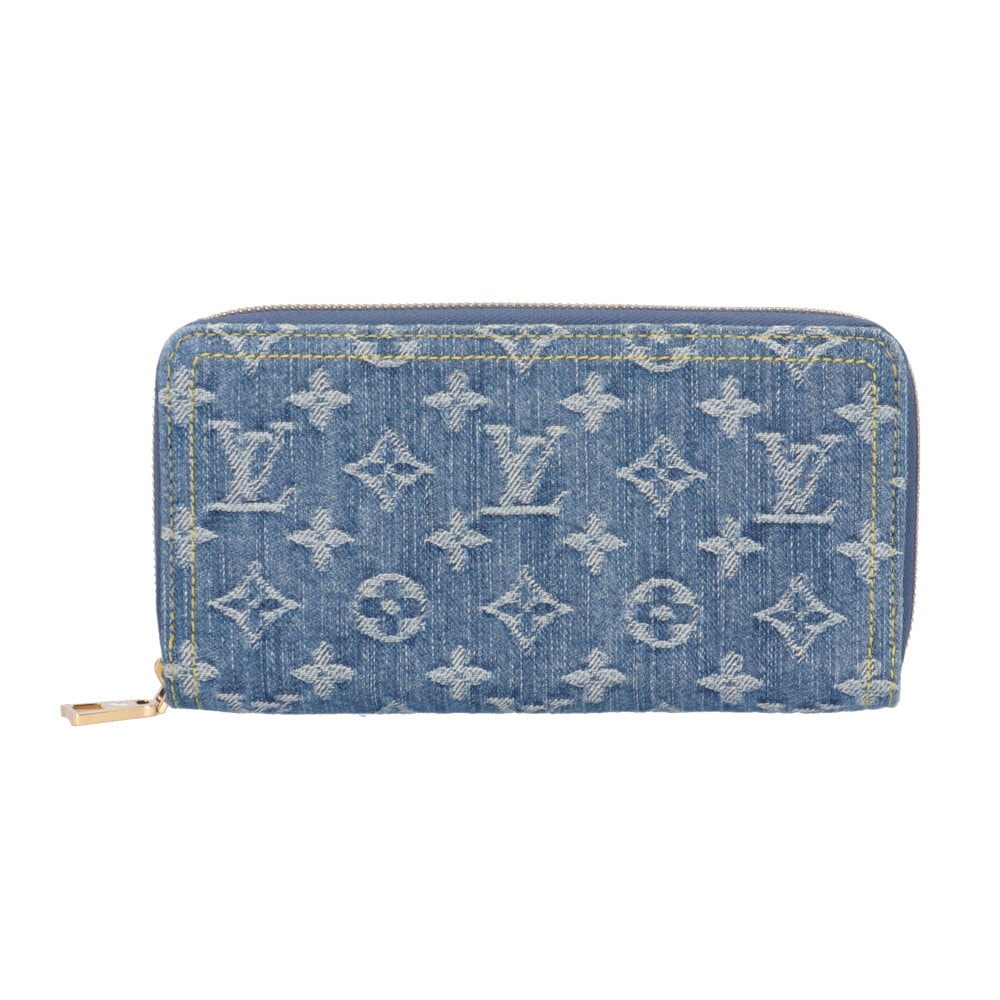 ルイヴィトン ジッピーウォレット LVリミックス モノグラムデニム 長財布 モノグラムデニム M82958 LOUIS VUITTON 中古 美品