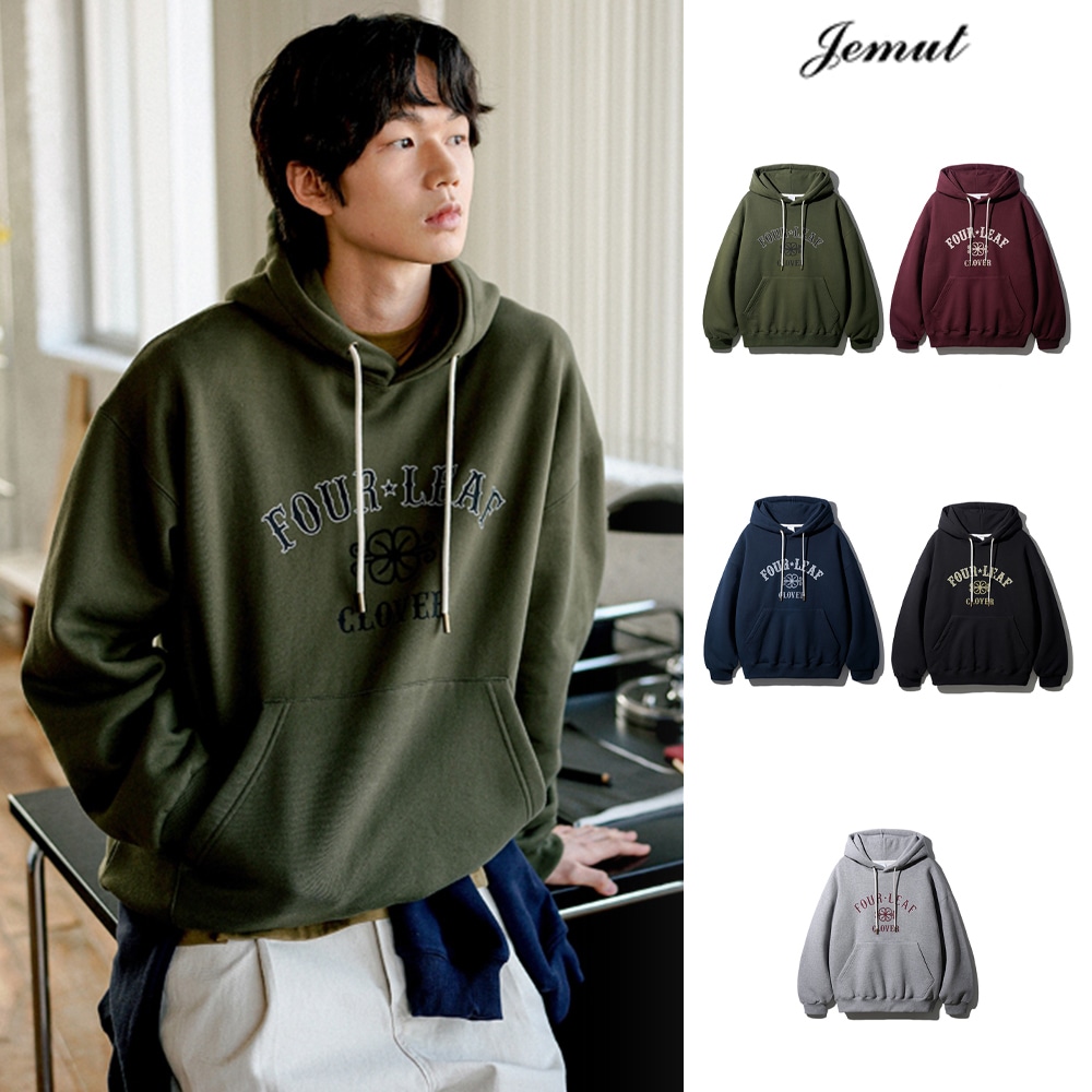 [JEMUT] Clover Overfit Brushed Hood