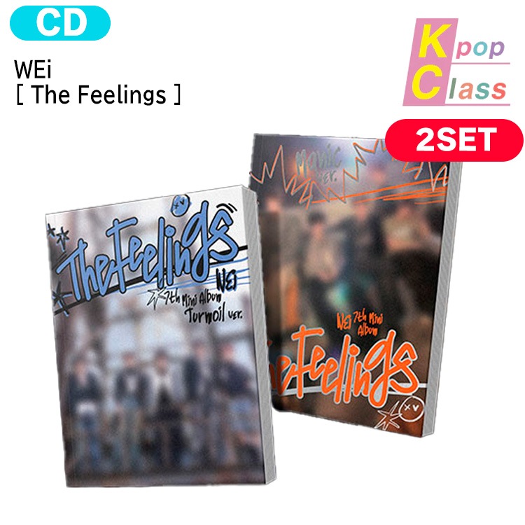 国内発送 WEi [ The Feelings ] 2種セット 7th mini Album / 1次予約