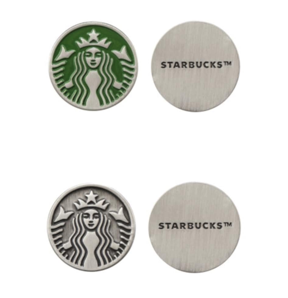 スターバ KOREA バディシルバーグリーンボールマーカー2Pクリップ1Pパッケージギフト用ゴルフ用品