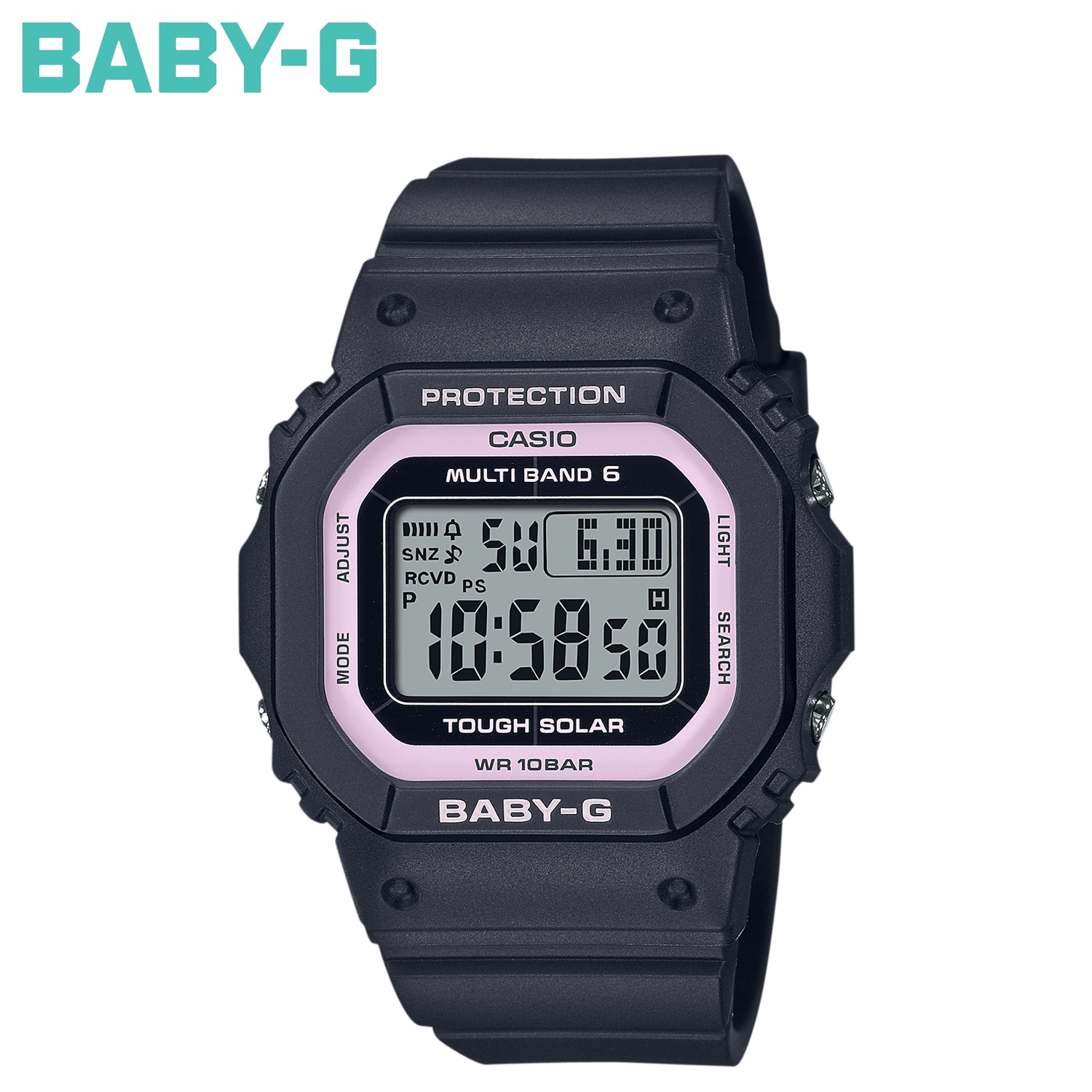 BABY-G 腕時計 BGD-5650-1BJF BGD-5650 防水 ソーラー充電 ベビーG ベイビーG レディース ブラック 黒