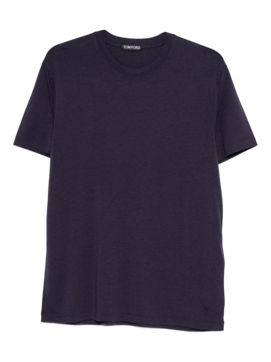 TOMFORD Men T-Shirts JCS004 JMT012UHE Blue