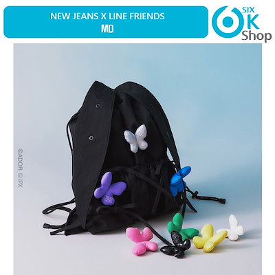 バタフライ付きnewjeans coller ナップサック Qoo10] 即日発送NewJeans-NJ X CO : KPOP
