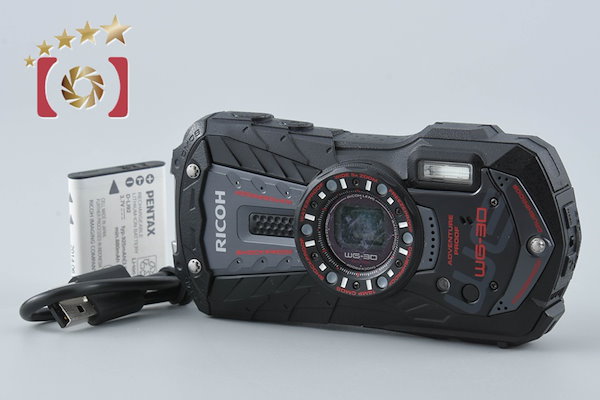 RICOH PENTAX ペンタックス WG-30 ブラック 防水アクションカメラ