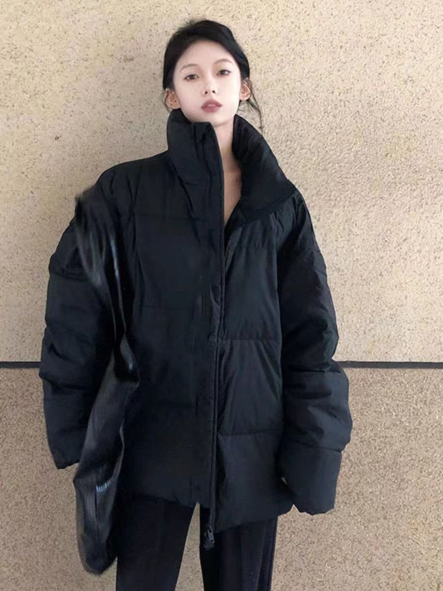 人气新作韓国ファッションジャケット コート 冬アウター 暖かい 防風 通勤 コートレディース大きいサイズ ショート丈 コート秋冬 厚手 綿服 保温 防寒 加厚 冬アウター 46aa443