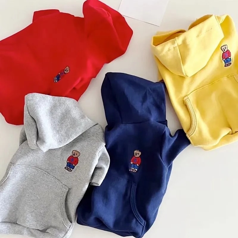 犬と猫のための薄いスウェットシャツ,子犬のブルドッグ服,チワワ,フレンチブルドッグ,抵抗力のある犬のスーツ,ペットの服,秋