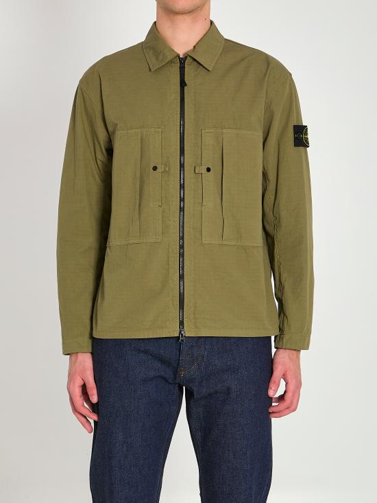 STONE ISLAND Men Long Tops L1S151200005 GREEN