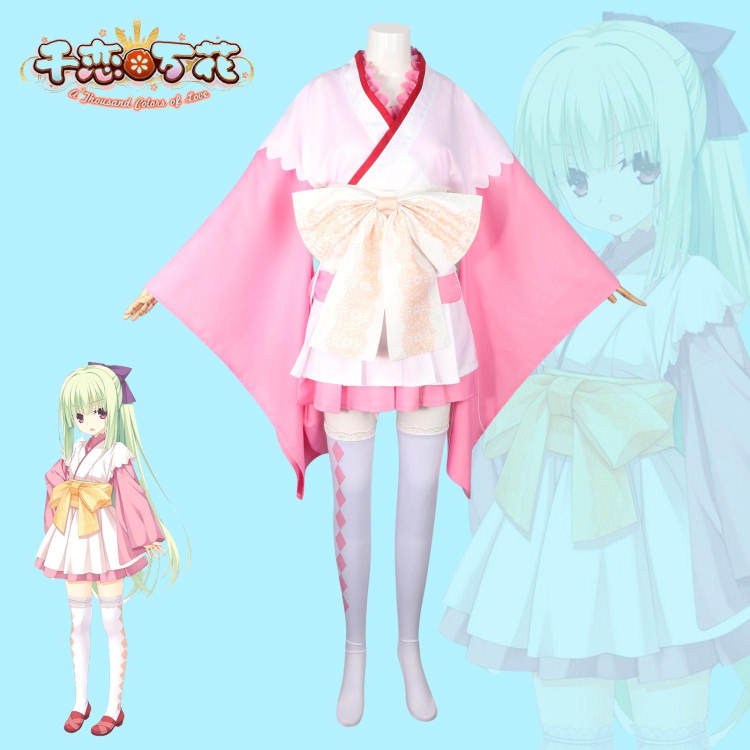 Qianlian Wanhua Gaml Girl Xiao Congyu Costume Costume Costume Costume Pink Dimono甘くてスタイルのパフォーマンスコスチュ
