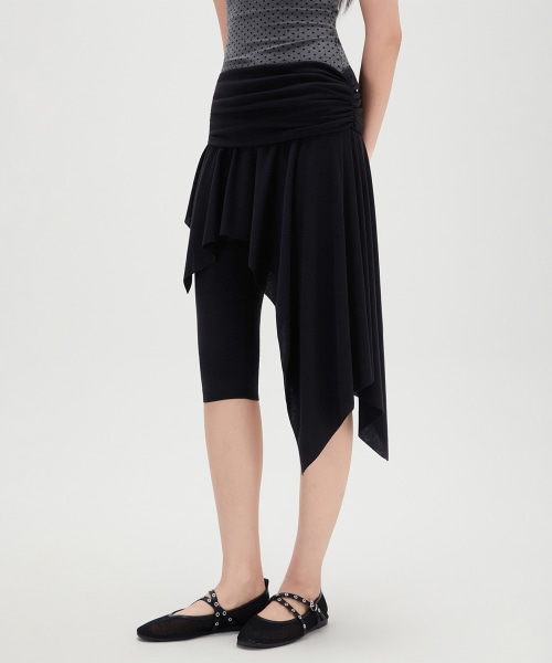 MIXXO シャーリングレイヤードスカートパンツ_MWTMG70MS