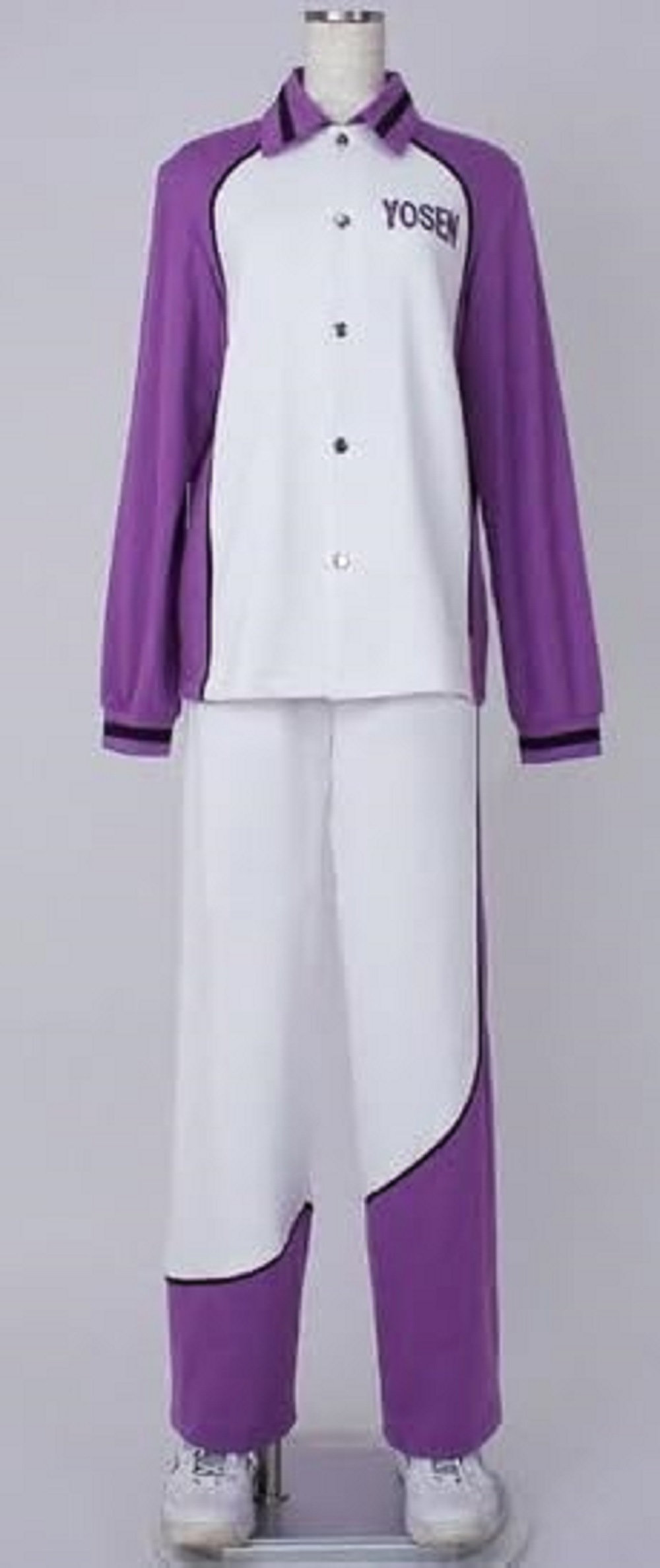 黒子のバスケ ジャージ 紫原敦コスプレ衣装舞台演出服 ハロウィン イベント 学園祭 クリスマス仮装サイ アニメの制作を受ける男女兼用 (ウイッグ 道具 靴追加可) 【サポートカスタム寸法