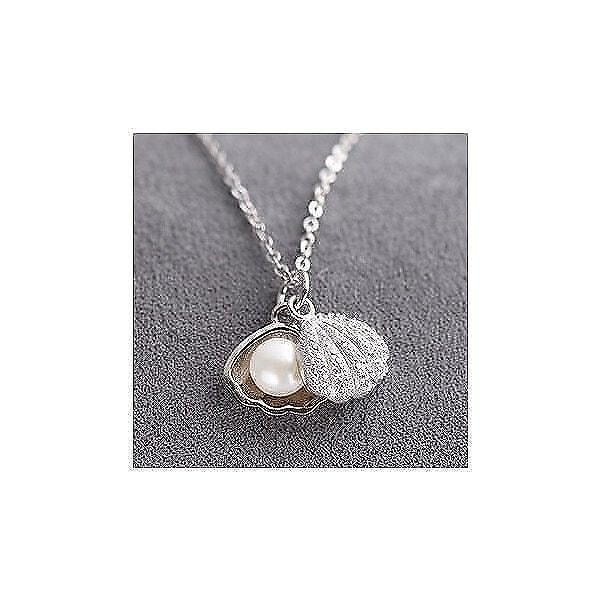 ネックレス パール 淡水パール 一粒 貝 プラチナ仕上げ シルバー925 彼女 プレゼント 人気 妻 入学式 卒業式 敬老の日