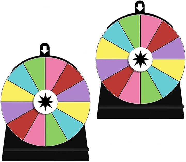 ルーレット 卓上 床置き パーティー イベント 抽選機 展示会 結婚式 カジノ 直径15cm 12面 2個セット