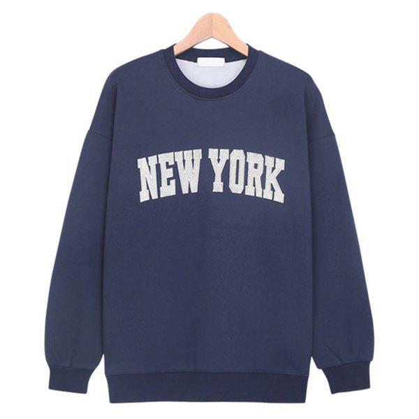 スウェットシャツ SRV038 3COLOR 男女共用 ラウンドネック 長袖 Tシャツ シミラールック