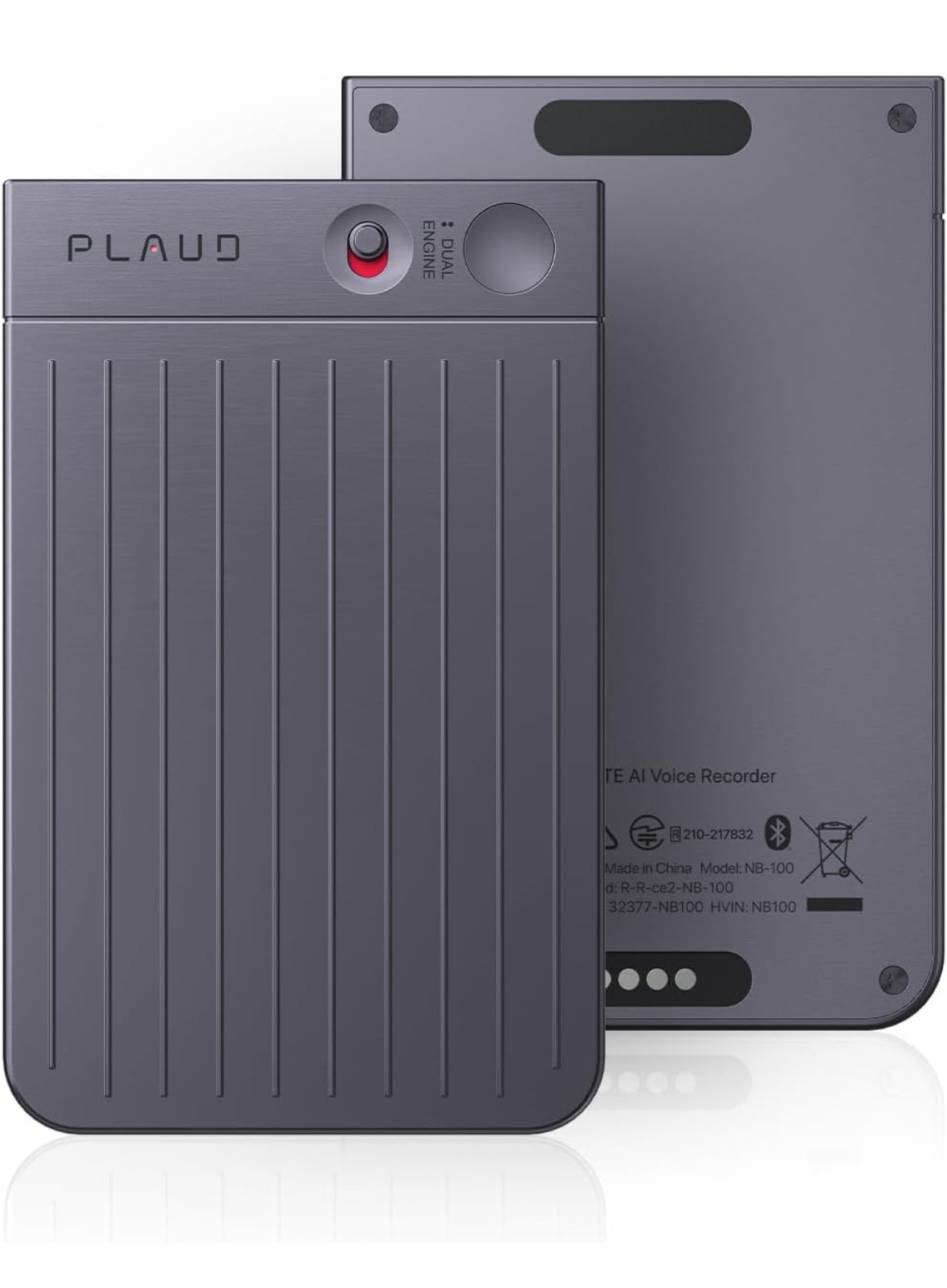 Plaudnote Chat GPT連携 AIボイスレコーダー ブラック