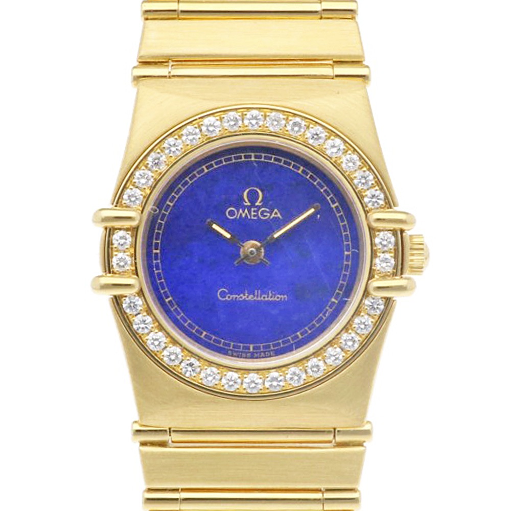 オメガ コンステレーション 腕時計 18金 K18イエローゴールド クオーツ 1年保証 OMEGA 中古