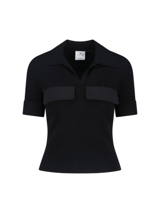 COURREGES Women Tops 126MPO053FI0001 9999 Black