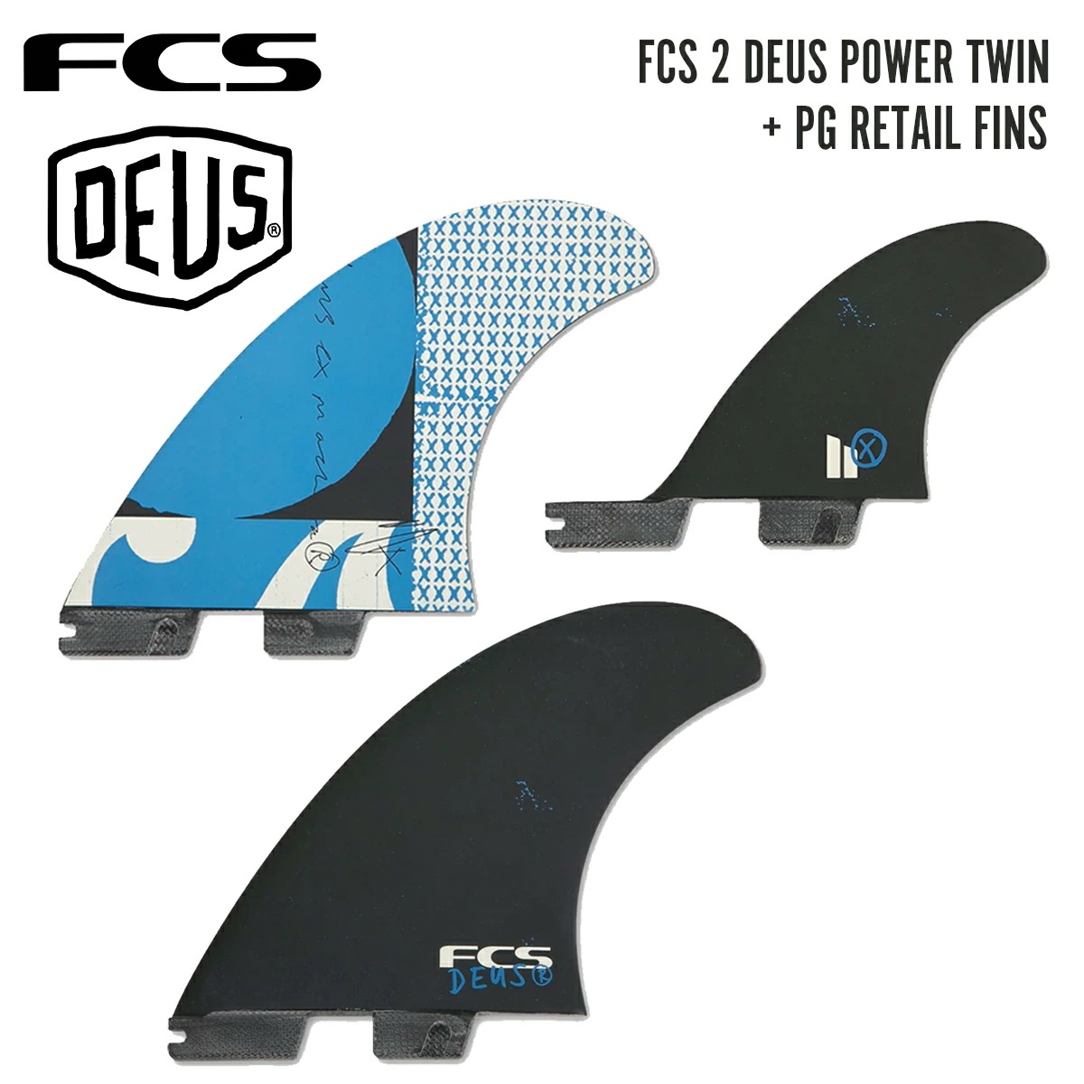 Qoo10] FCS デウス コラボ フィン ツインフ : スポーツ