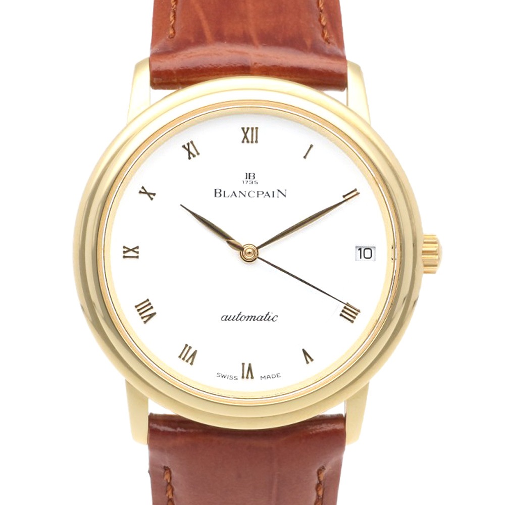 ブランパン ヴィルレ 腕時計 18金 K18イエローゴールド B1151 1418 55 自動巻き 1年保証 Blancpain 中古