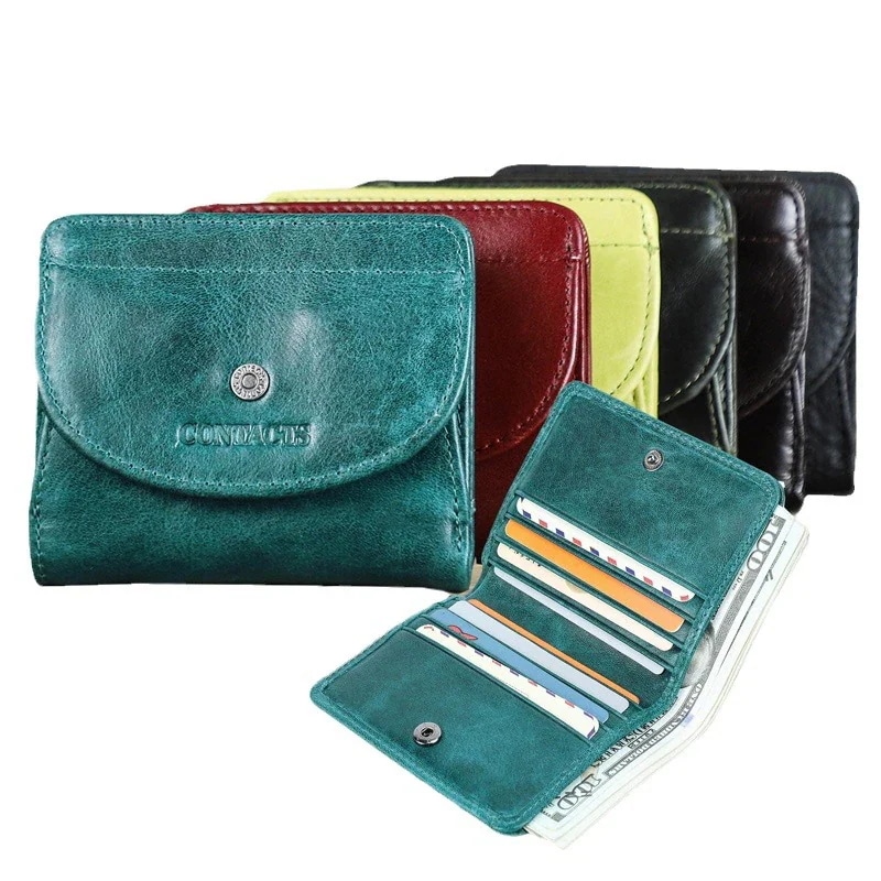 新調したい財布牛革女性財布欧米のトレンドの小さなカバンが小銭入れ可愛いミニ二つ折り財布