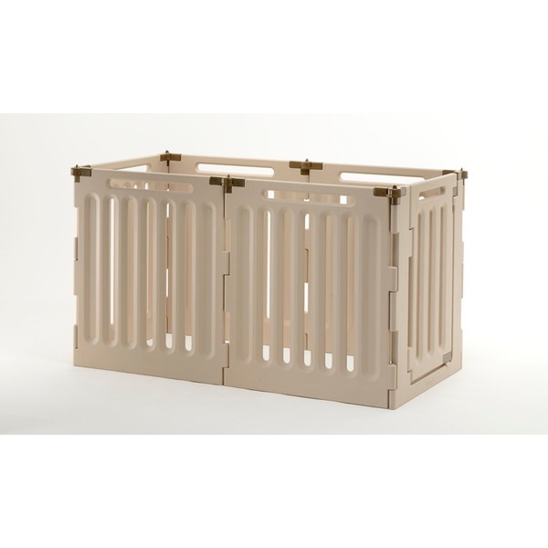 ペット用3WAYサークル 6面90H ベージュ