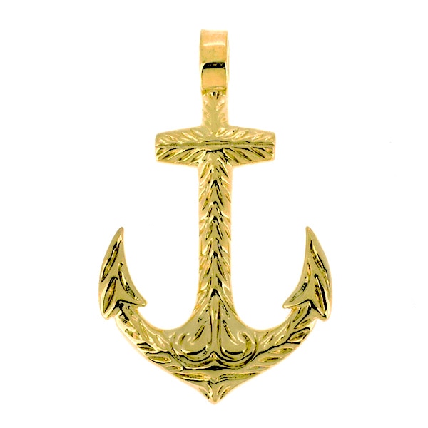 アンカー ペンダントトップ ペンダントヘッド(チェーンなし) 錨 マリン ゴールド ネックレス