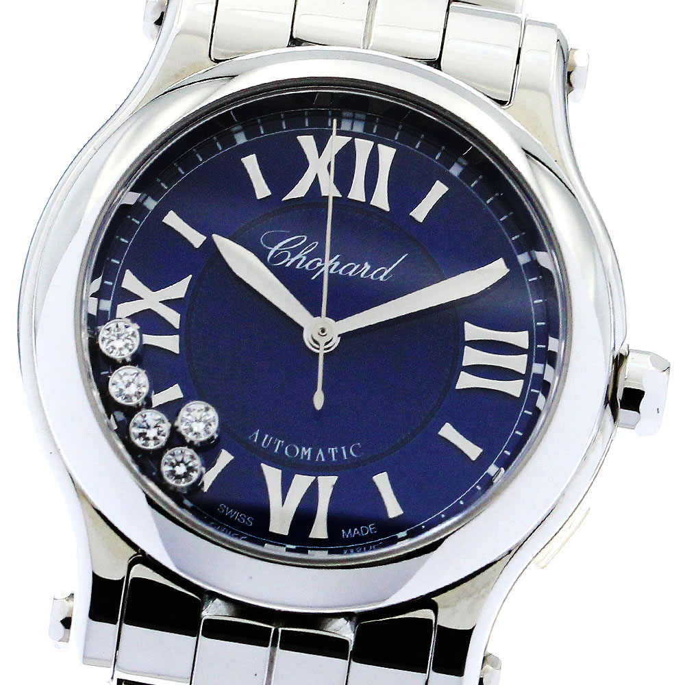 ショパール Chopard 278573-3017 ハッピースポーツ 5Pダイヤモンド 自動巻き レディース 美品 箱付き_885346【中古】
