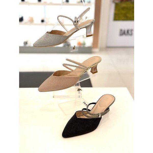 女性5cmポイントラインツーウェイサンダルミュールdio309（P002721063）