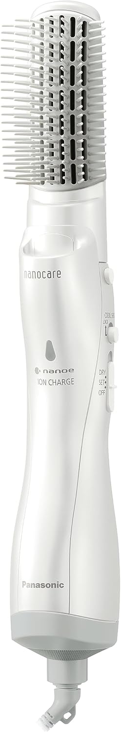パナソニック くるくるドライヤー ナノケア ナノイー イオンチャージ ホワイト EH-KN7J-W