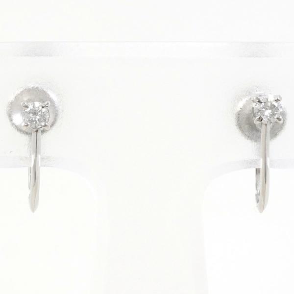 PT イヤリング ダイヤ 計0.15 総重量約1.8g ジュエリー 中古