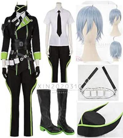 新作入荷コスチューム寮服 シルバー コスプレ Riddle 寮服 コスチューム 高級 ハロウィーン ハロウィン 学園祭 祭り 衣装＋飾り+ウィッグ＋靴コスプレ