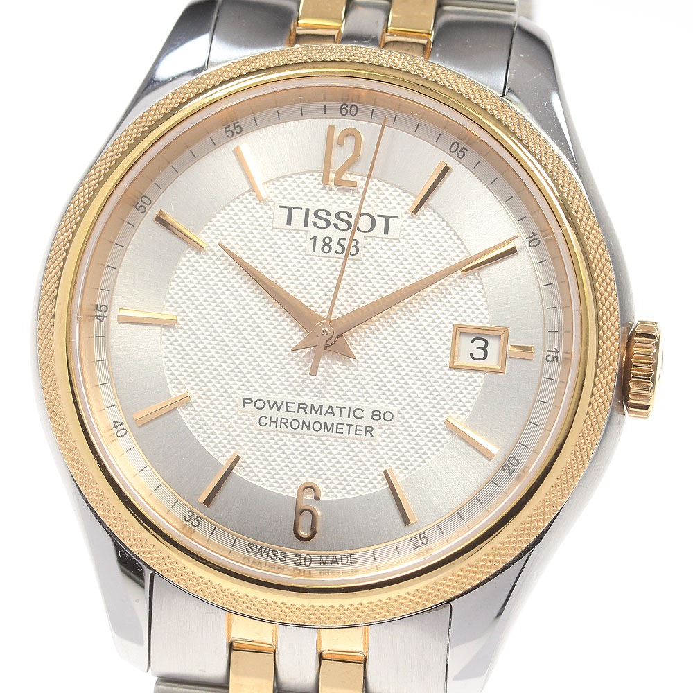 ティソ TISSOT T108408 バラード パワーマティック デイト 自動巻き メンズ 箱・保証書付き_835028【中古】