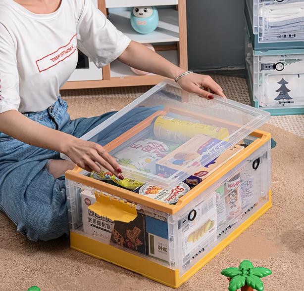 収納ボックス 折りたたみ フタ付き おしゃれ プラスチック コンテナボックス 折り畳み 大容量 衣類