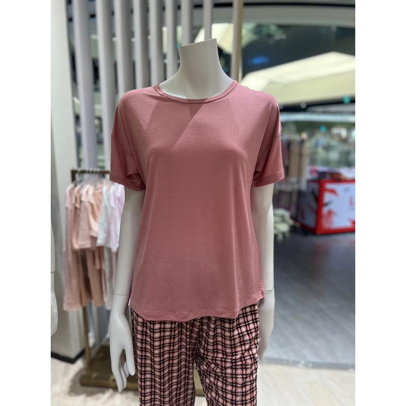 [] 販売価格55000ウォン 涼しいレーヨンニット素材の女性用室内着トップス(VEV3820F)