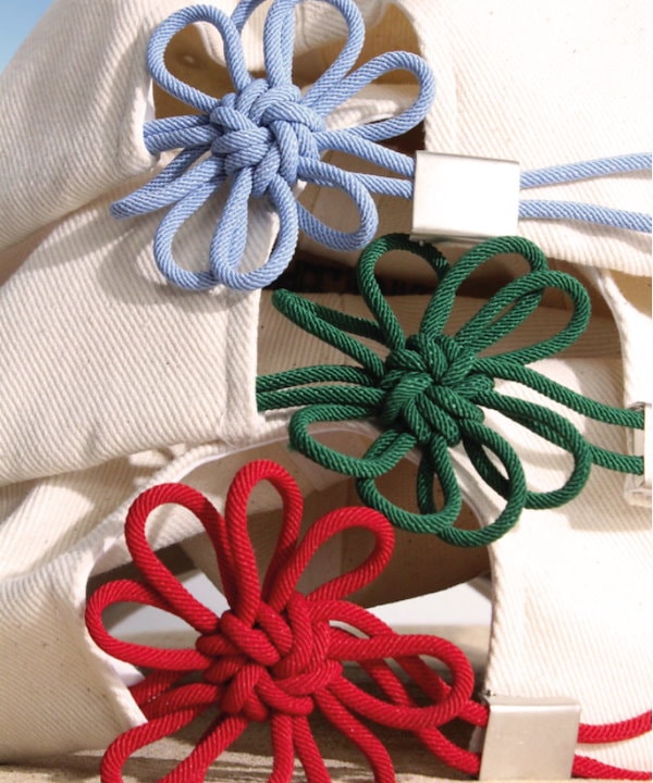 ONGO FLOWER KNOT CAP/韓国 組紐 キャップ ONGO FLOWER KNOT CAP/24SS 韓国 組紐 キャップ (ONGO/キャップ