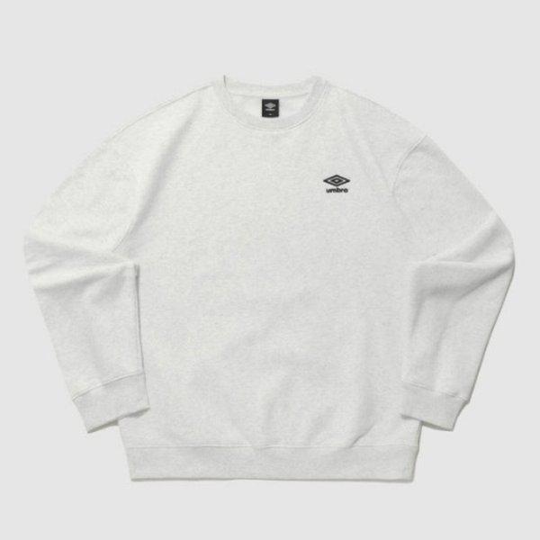 長袖Tシャツ VQA UQ423CFSO1-WMG エッセンシャル起毛スモールロゴスウェットシャツ WHITE MELANGE 11,961円