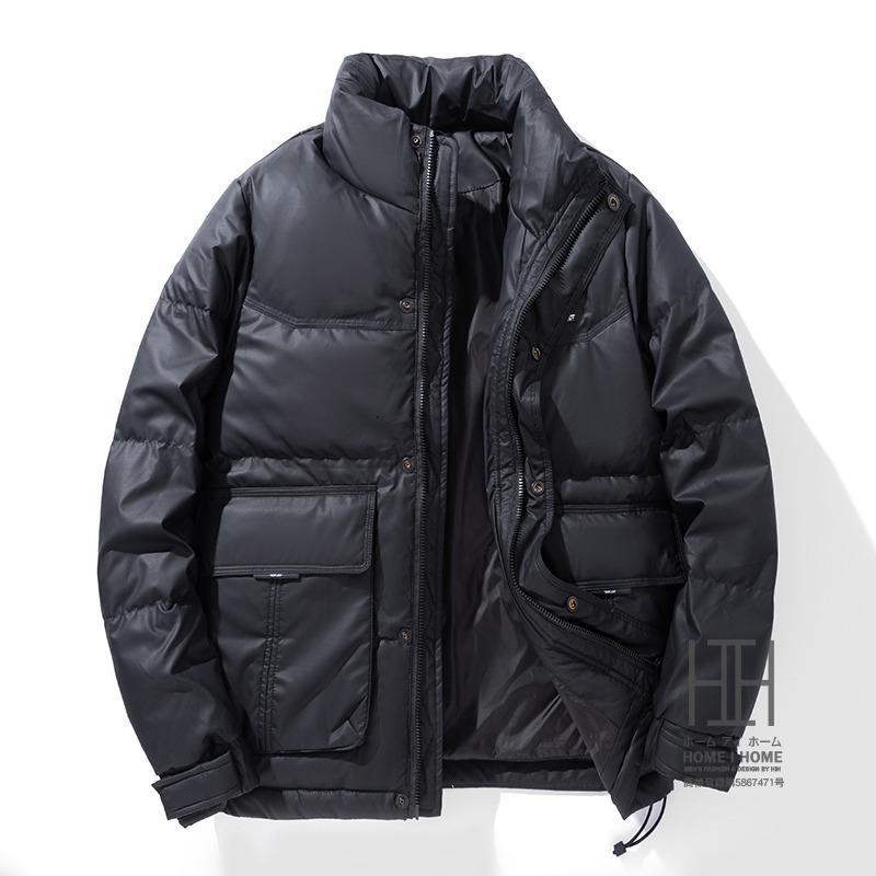 ダウンジャケット メンズ 光沢 おしゃれ メンズ大きいサイズ 防寒着 メンズアウター 冬 軽量 暖かい ブランド HOMEIHOME メンズ アウター ジャンパー
