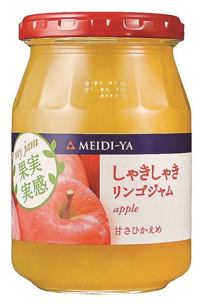 他サイト： 明治屋 果実実感ジャムしゃきしゃきリンゴジャム 340gの商品画像