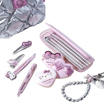 ★韓国限定★fillimilli × ハローキティコラボ　４種セット★ fillimilli✖️ハローキティコラボが可愛すぎる🎀｜ちゃんきてぃ