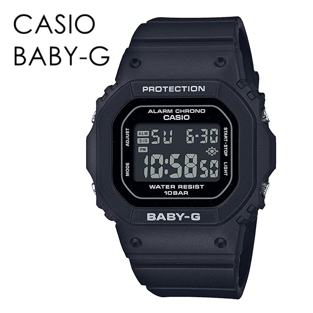 国内正規品 カシオ Baby-G ベビーG 時計 レディース 腕時計 手表 デジタル 多機能 ブラック 20気圧防水 BGD-565-1JF 誕生日プレゼント ポイント消化