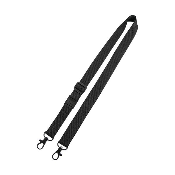 （まとめ） プラスおりたためるクリップボード+ 専用ストラップ ブラック FL-505CP 1本 (×10セット) 6,185円