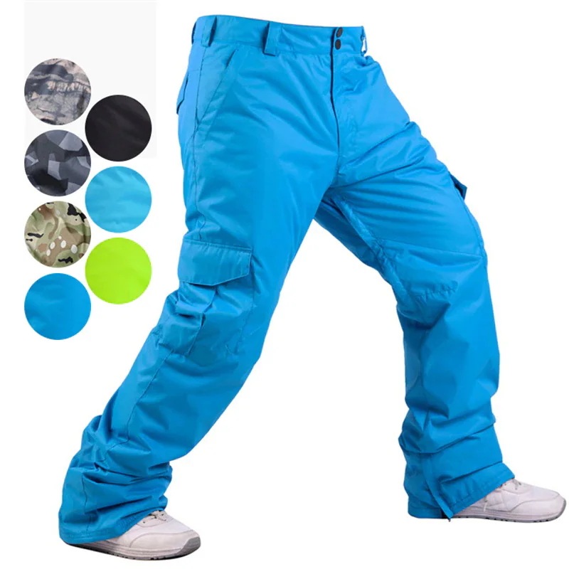 【急速出荷!】スノーボードウェア パンツ 単品 メンズ レディース 迷彩柄 無地 スノーウェア スキーウェア 雪遊び 防寒着 スノボ ボトムス