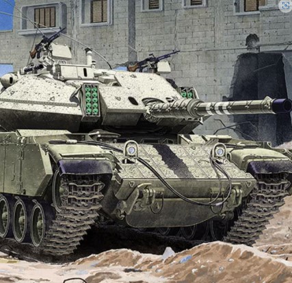 [1/35スケール] Magach 6B Gal Batash, アカデミープラモデル #T13281