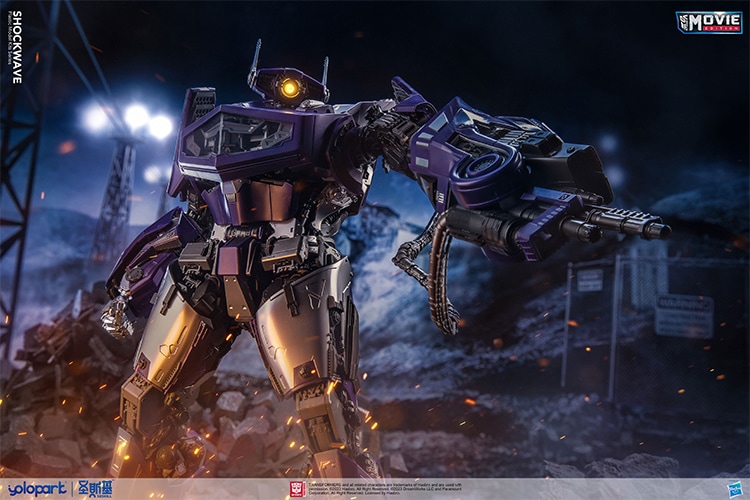 新品未開封YoloPark SOSKILL ショックウェーブ ライトアップ機能あり トランスフォーマー Shockwave バンブルビー オプティマスプライム