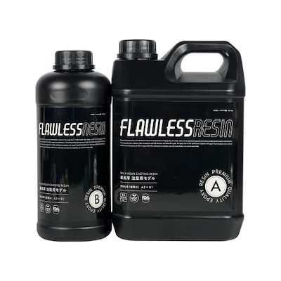他サイト： フローレスレジン 注型用 高性能エポキシ樹脂 4kg 遅延硬化タイプ 2液性レジン液 レジンテーブル リバーテーブル 各種大型立体作品用の商品画像