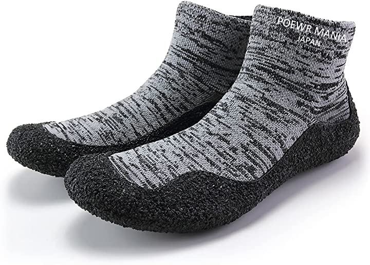 フィットネスシューズ マリンソックス トレーニングシューズ ランニング マリンシューズ アウトドア(グレー, 23.0 cm)