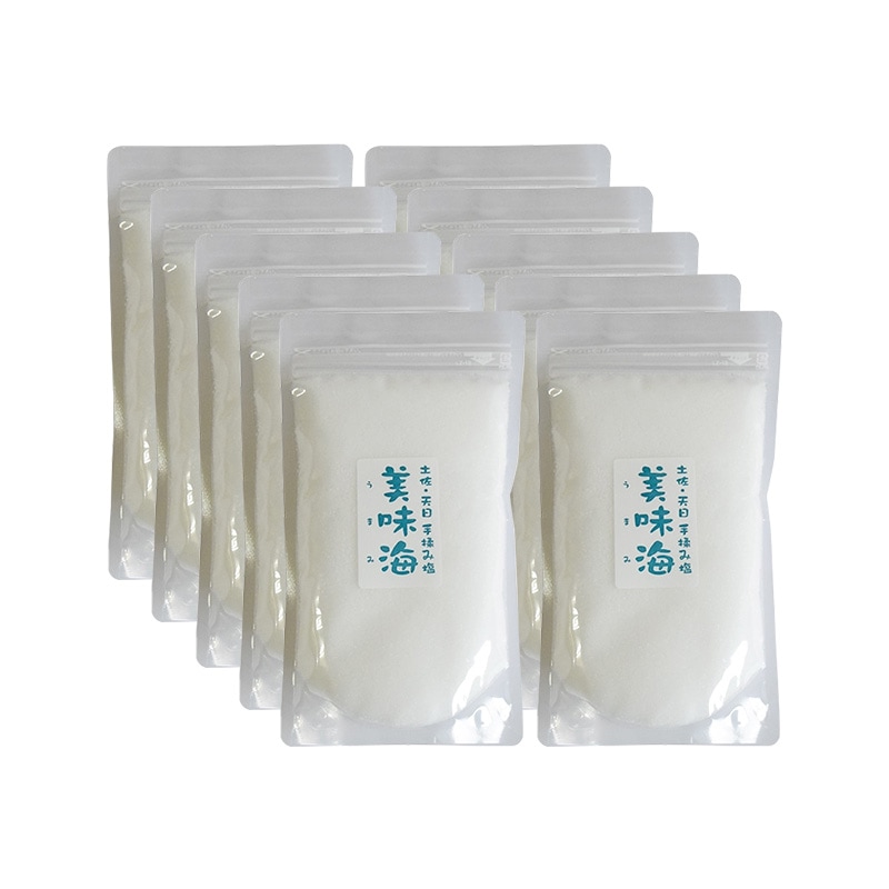 天日塩 美味海 230g 10袋セット うまみ 海工房 天日自然海塩 国産 塩 天然 高知県産 調味料 6,673円