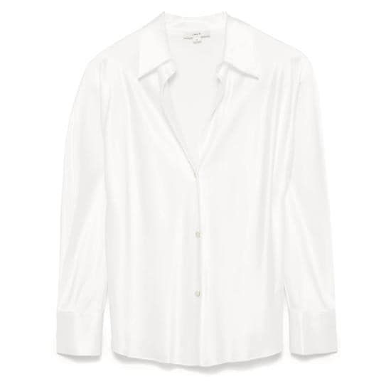 VINCE Women Shirts V055413024 101 WHITE