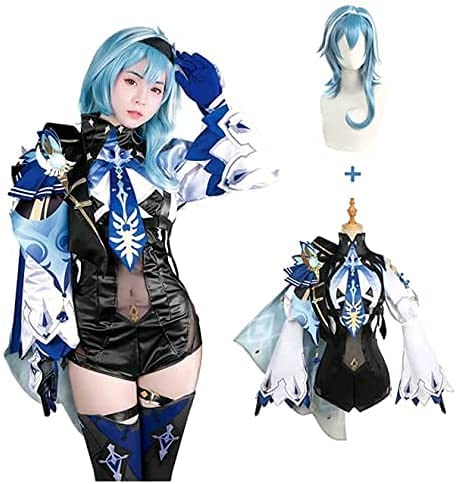 原神エウルア コスプレ衣装 ウィッグ付き