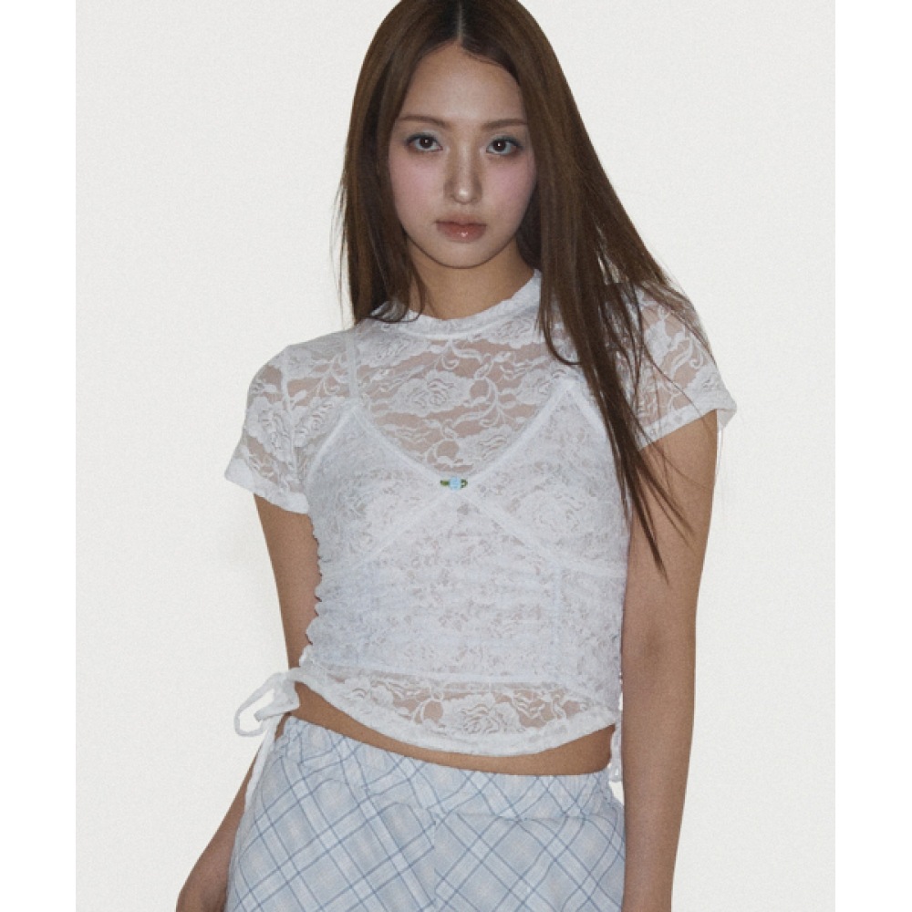 プラススフィアローズエレガントホワイト (レースナシ)