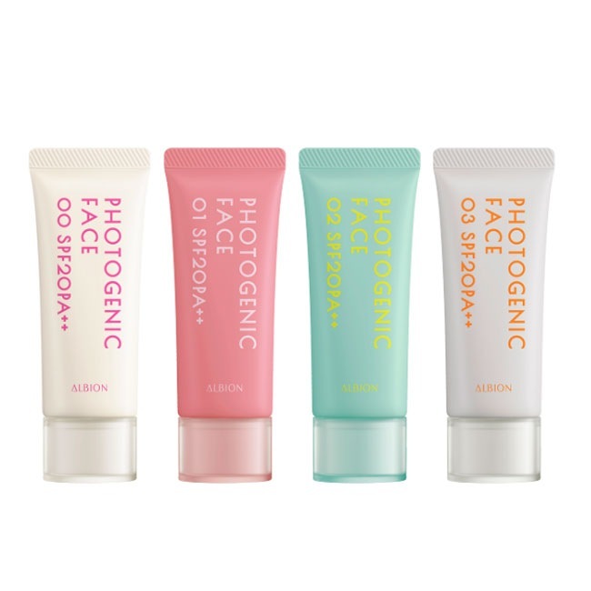 Al　bion　フォトジェニック フェイス　4色美容液メイクアップベースファンデーション 正規品